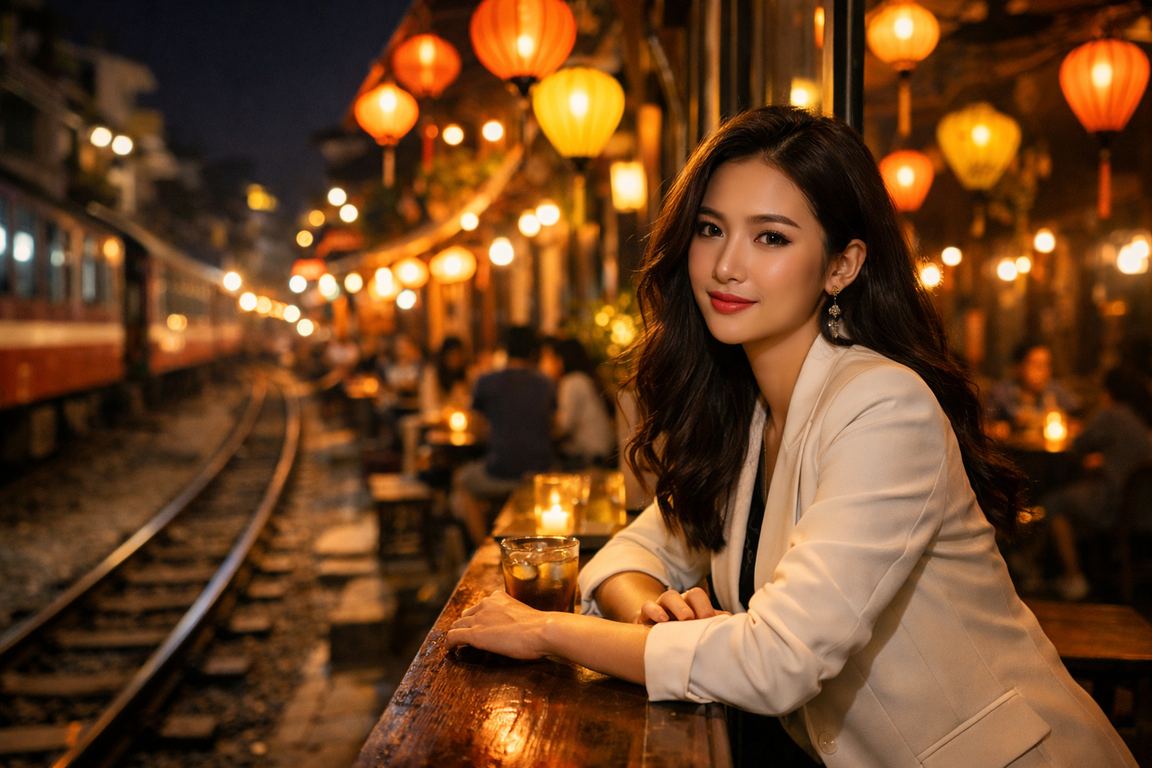 Người Hà Nội xem thống kê phân tích kèo trên điện thoại bên tách cà phê