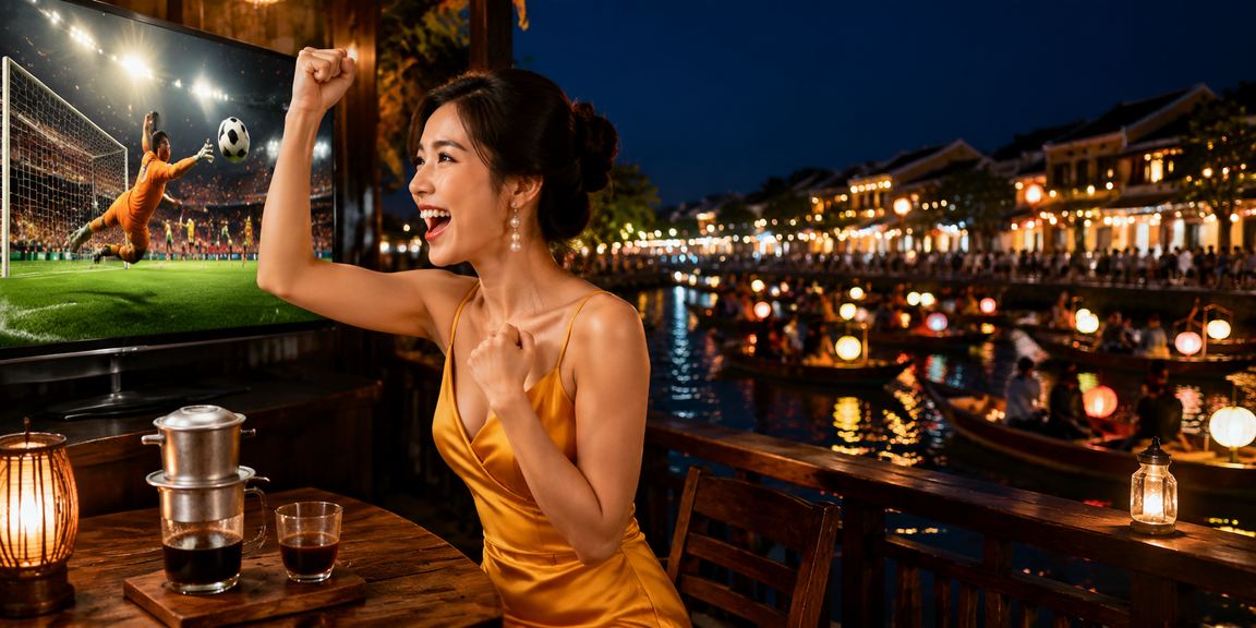 Người dùng Hội An theo dõi bóng đá và casino trực tuyến qua điện thoại